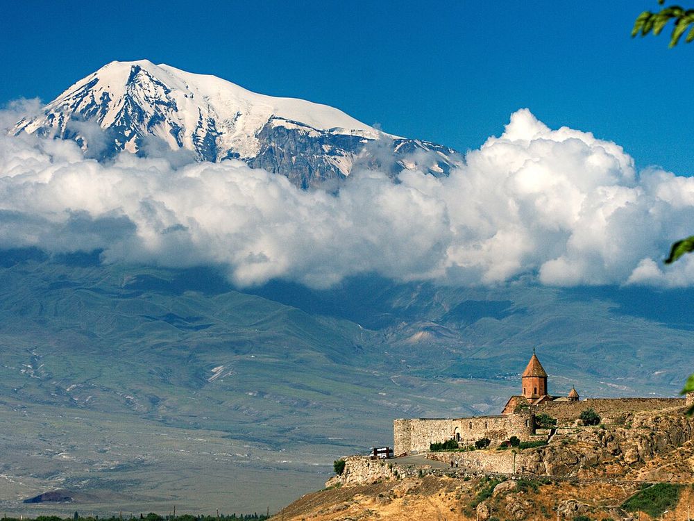 Khor Virap, Llanura del Ararat, al sur de Ereván