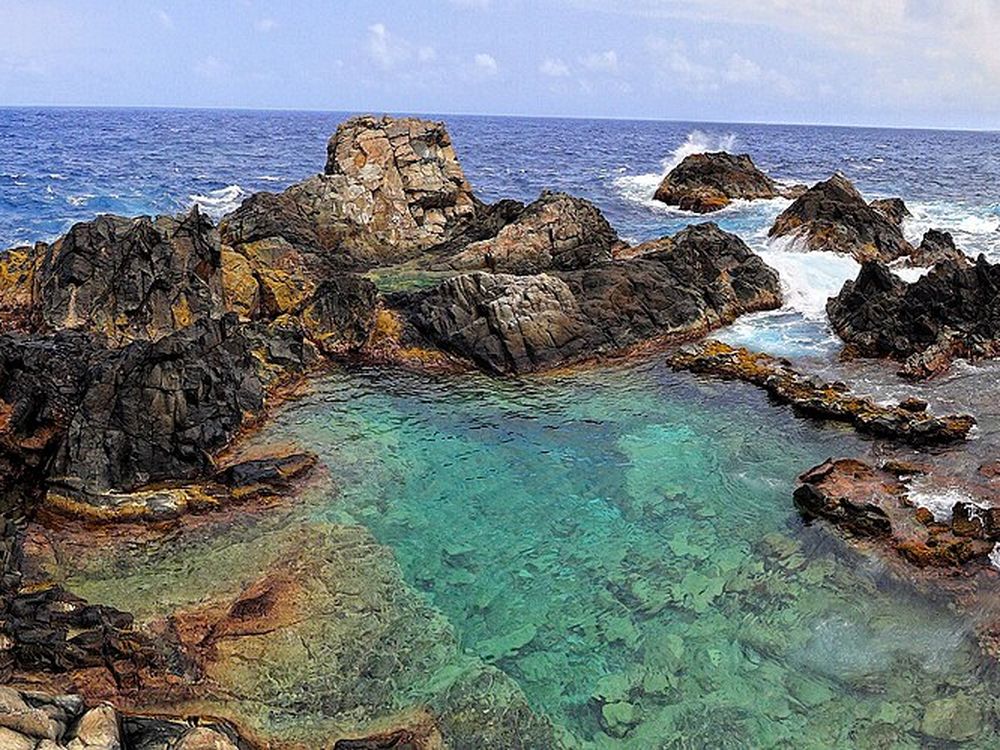 A Natural Pool, Costa norte, dentro do Arikok