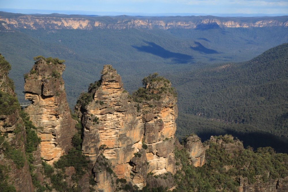 The Blue Mountains, Katoomba, about two hours by train