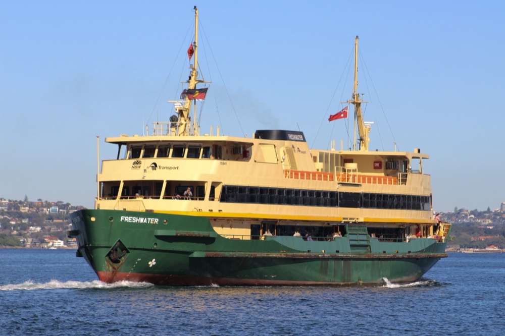 The Manly ferry, Circular Quay to Manly
