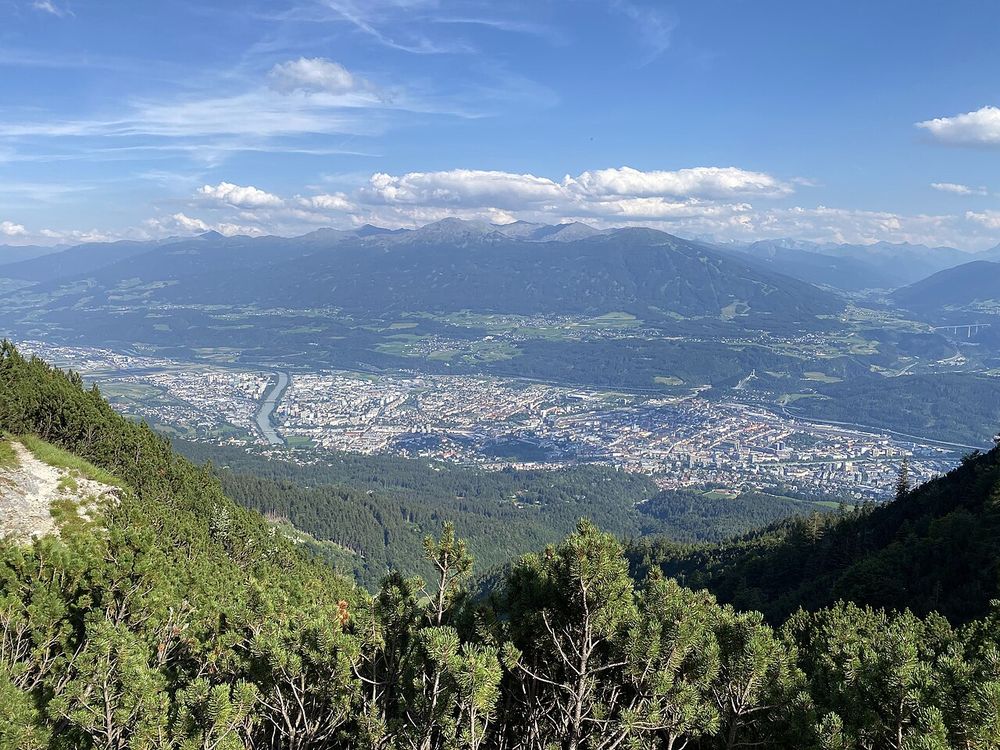 A Nordkette acima de Innsbruck, Innsbruck, Tirol