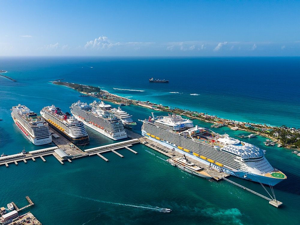 El puerto de cruceros de Nassau, Nassau, New Providence
