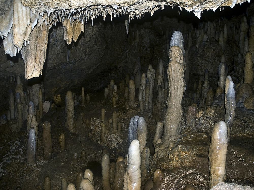 Harrison's Cave, Saint Thomas, the centre of the island