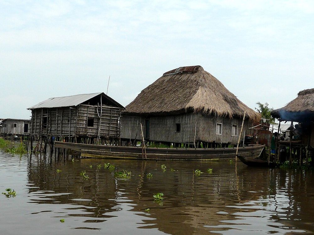 Ganvié, Lago Nokoué, al norte de Cotonú
