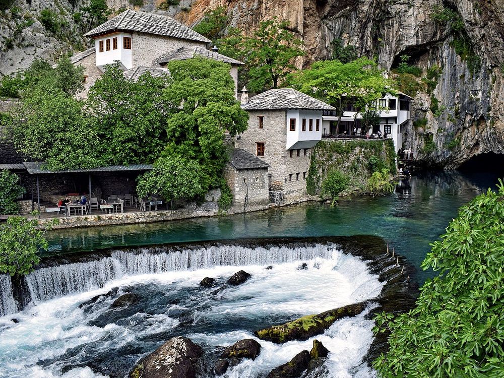 Die Tekke von Blagaj, Blagaj, bei Mostar