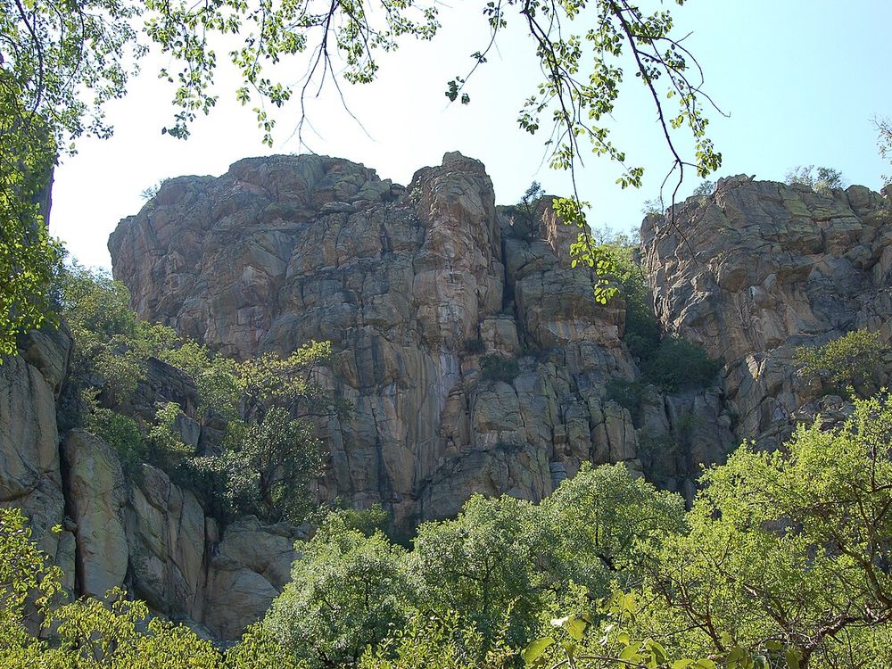 Las colinas de Tsodilo, Extremo noroeste, cerca de Shakawe