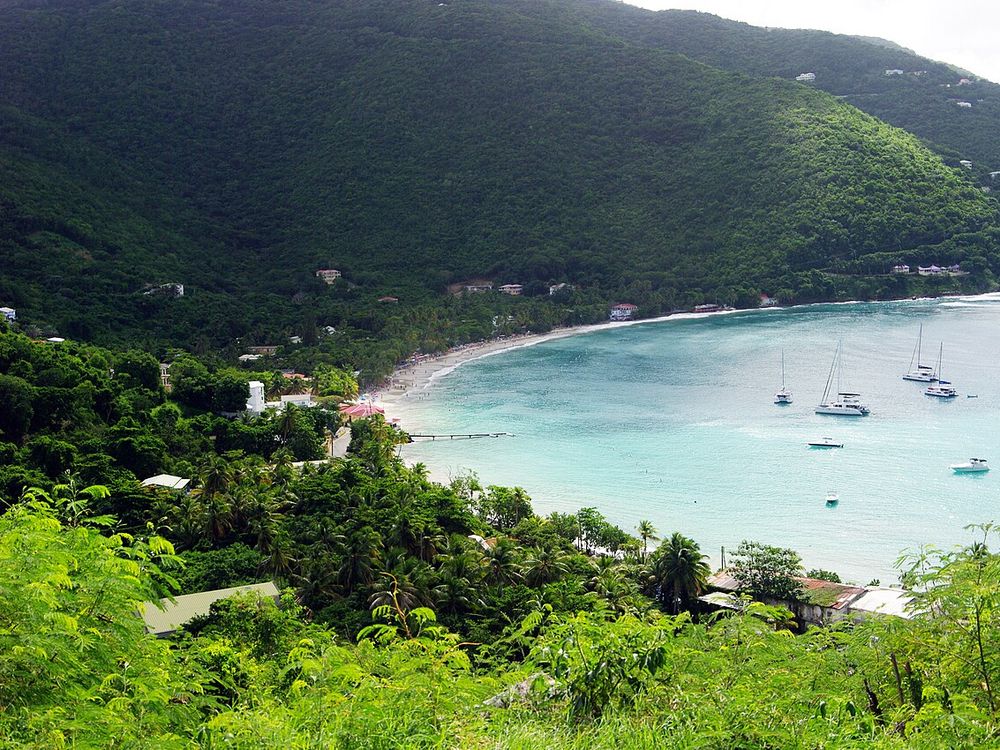 Cane Garden Bay, Costa norte de Tortola