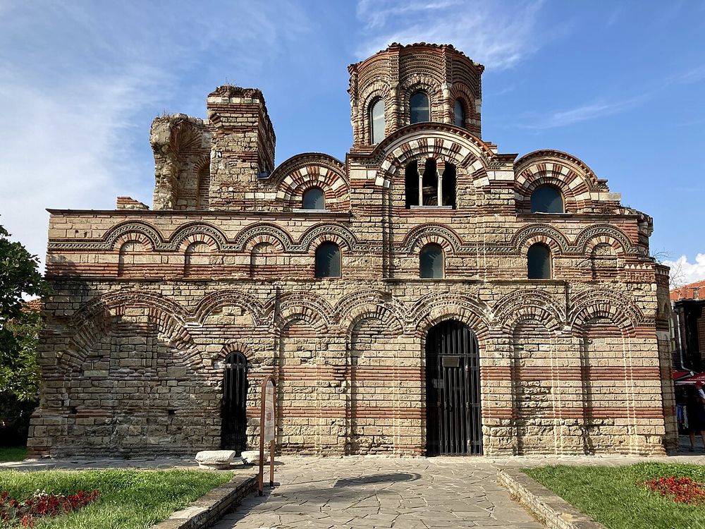 Nessebar antiga, Litoral do Mar Negro, perto de Burgas