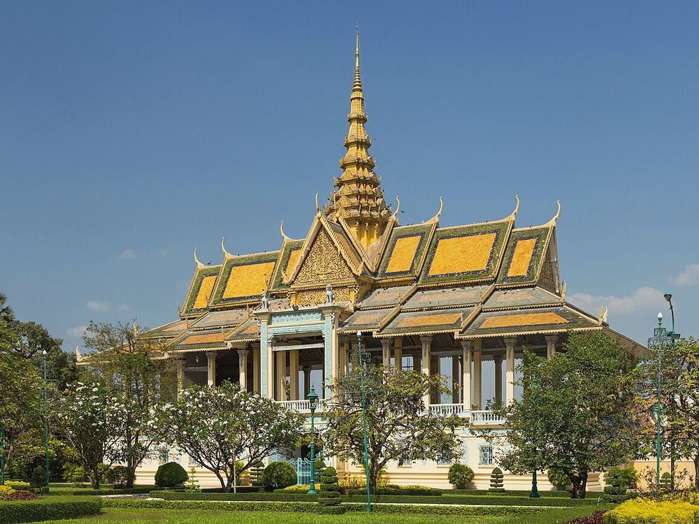 El Palacio Real y la Pagoda de Plata, Phnom Penh