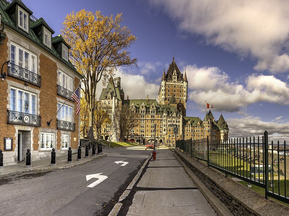 Quebec City, About three hours by train