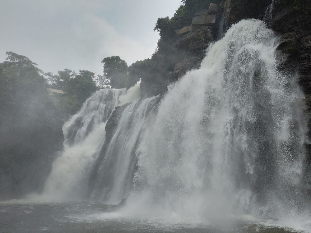 Le cascate di Boali, Boali, a nord-ovest di Bangui
