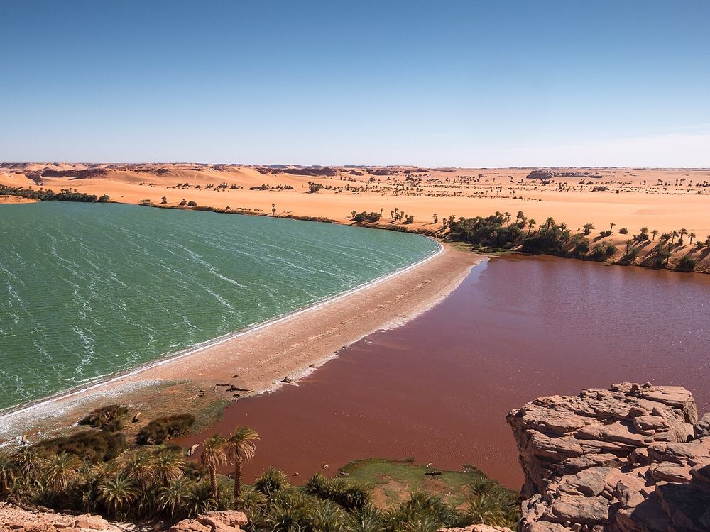 Os Lagos de Ounianga, Borkou, norte do Chade