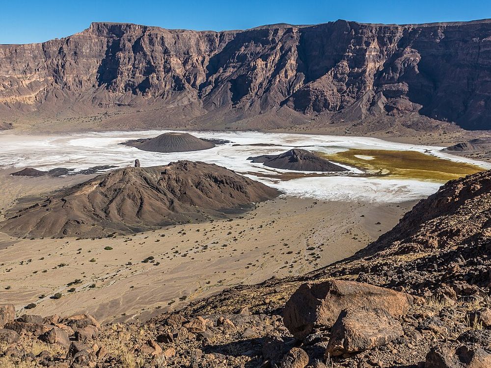 Trou au Natron, Montanhas do Tibesti