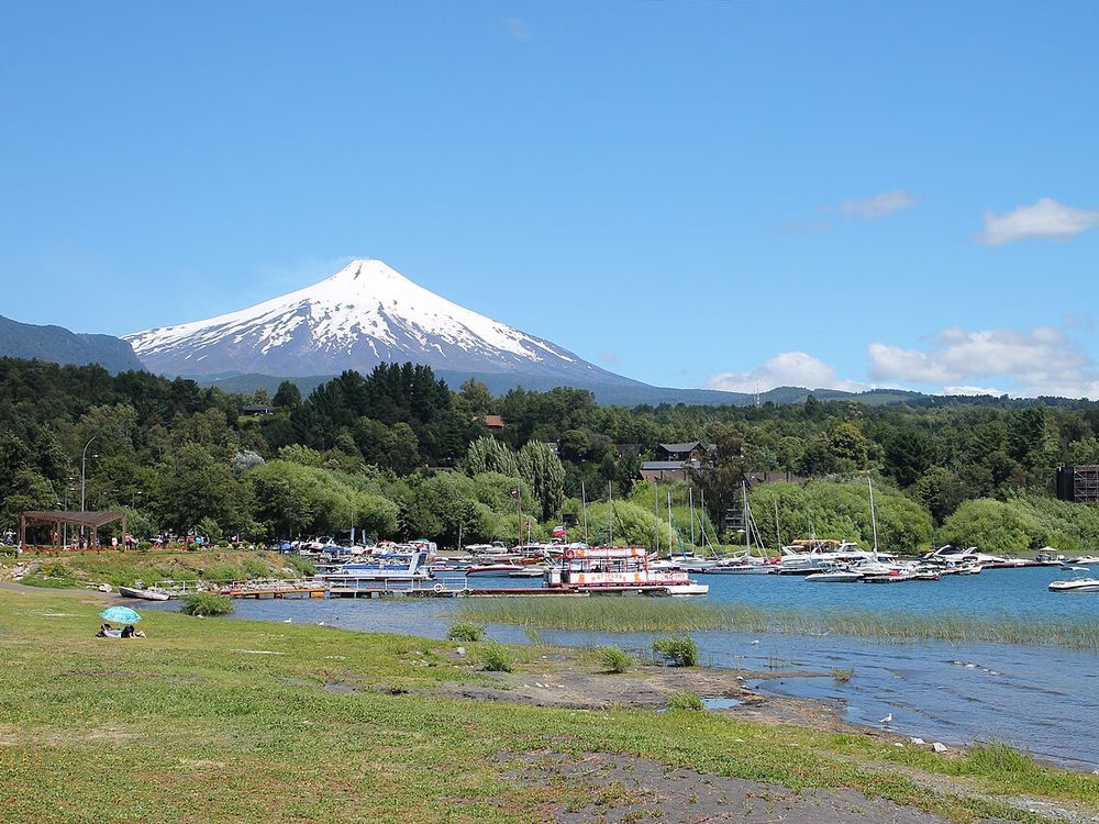 Pucón y el volcán Villarrica, Araucanía