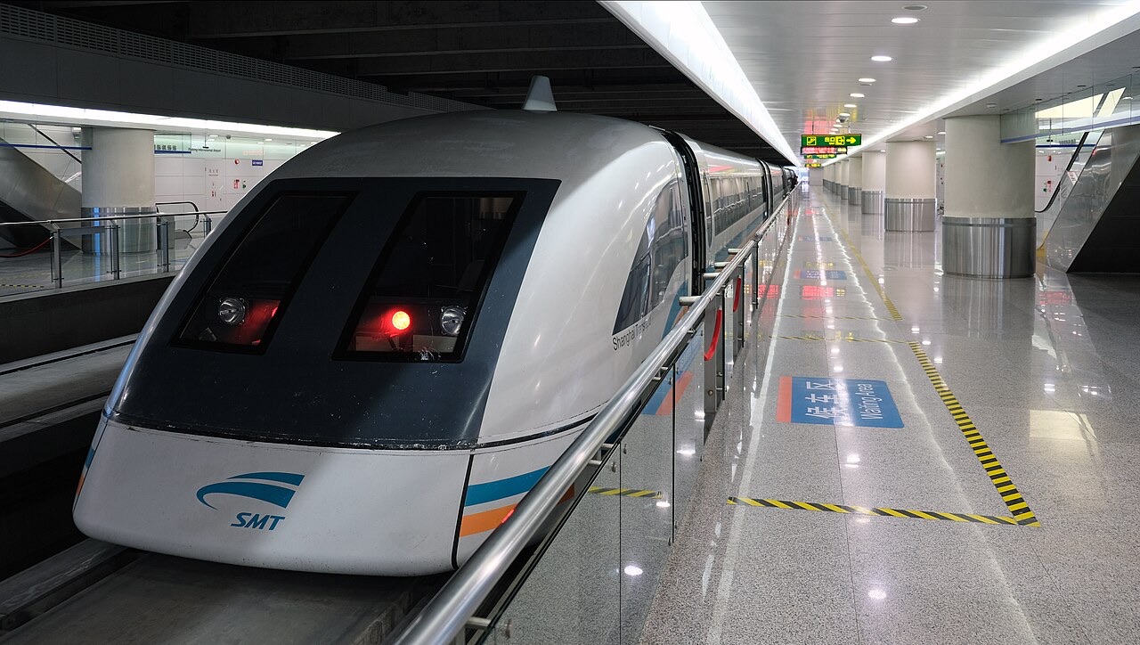 The Shanghai maglev, Pudong airport to Longyang Road