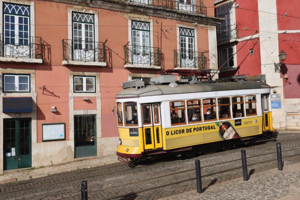 The Tram 28 route, Martim Moniz to Campo Ourique
