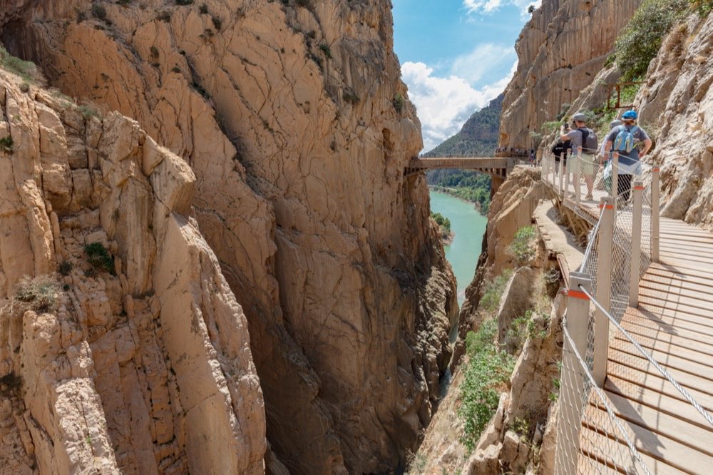 The Caminito del Rey, El Chorro gorge, inland, a day trip