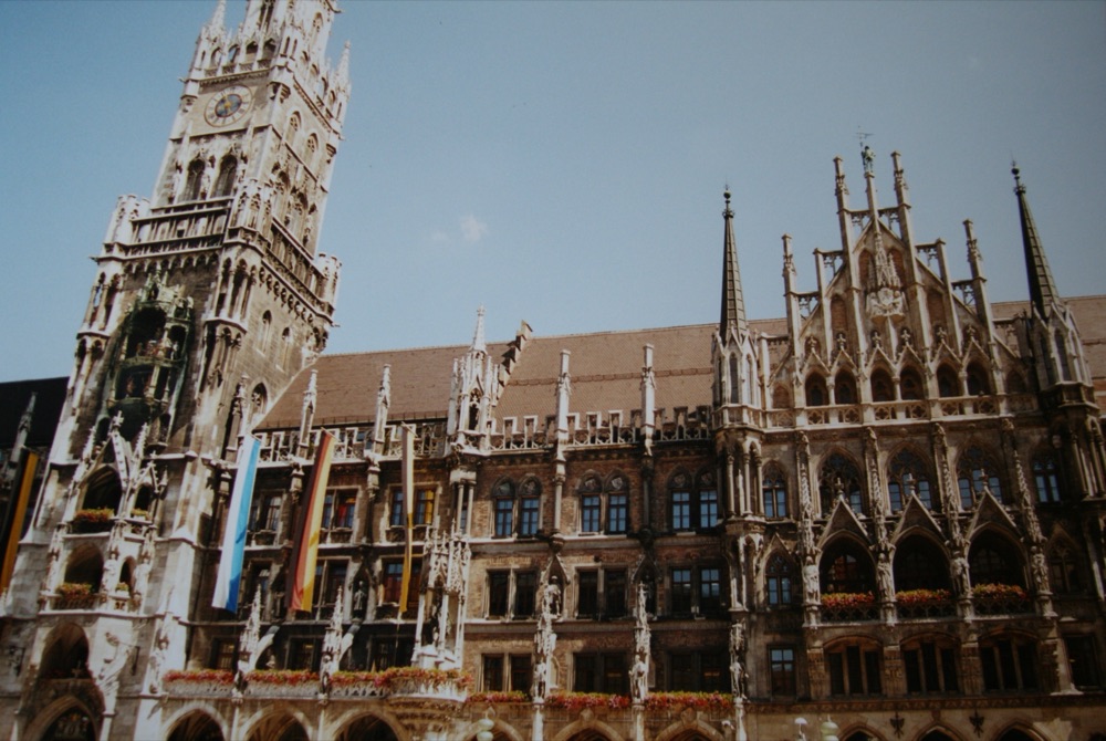 Marienplatz and the Neues Rathaus, Altstadt, central Munich
