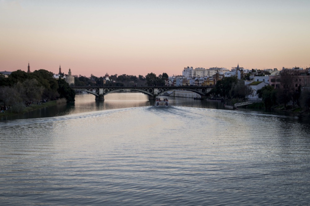 Triana and the river, West bank of the Guadalquivir