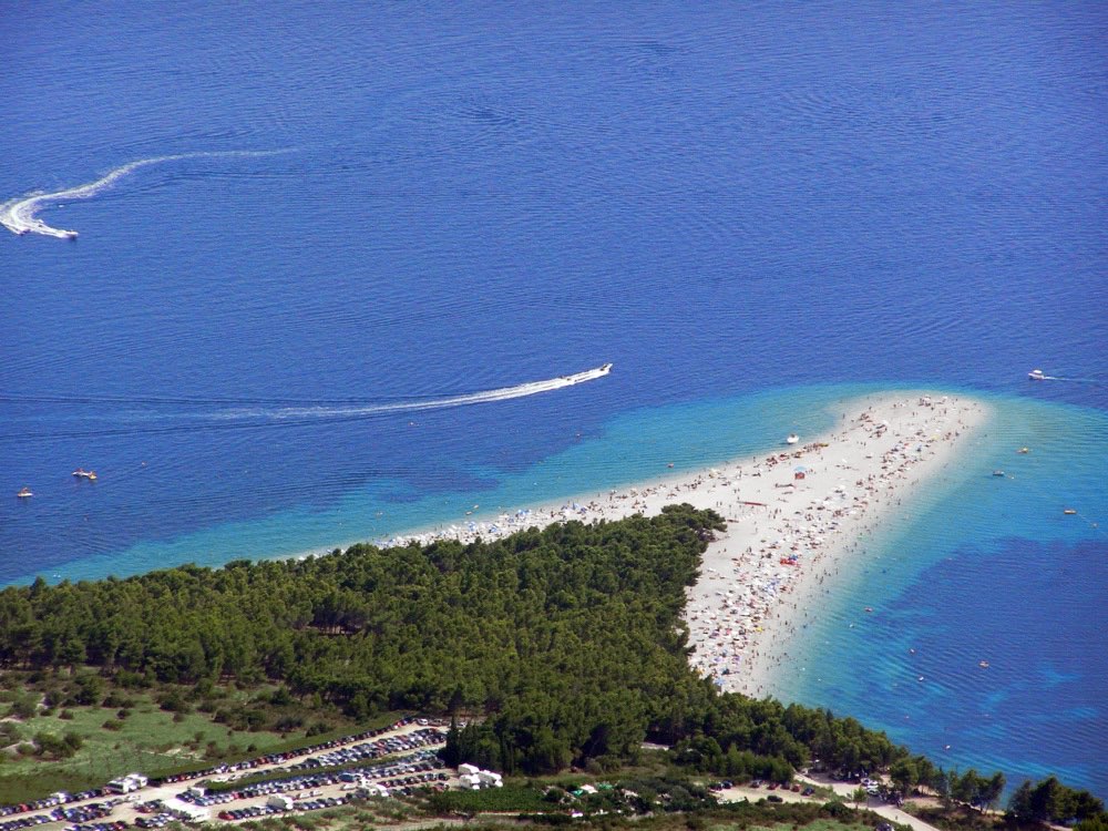 Brac and Zlatni rat, Island of Brac, a day trip by ferry