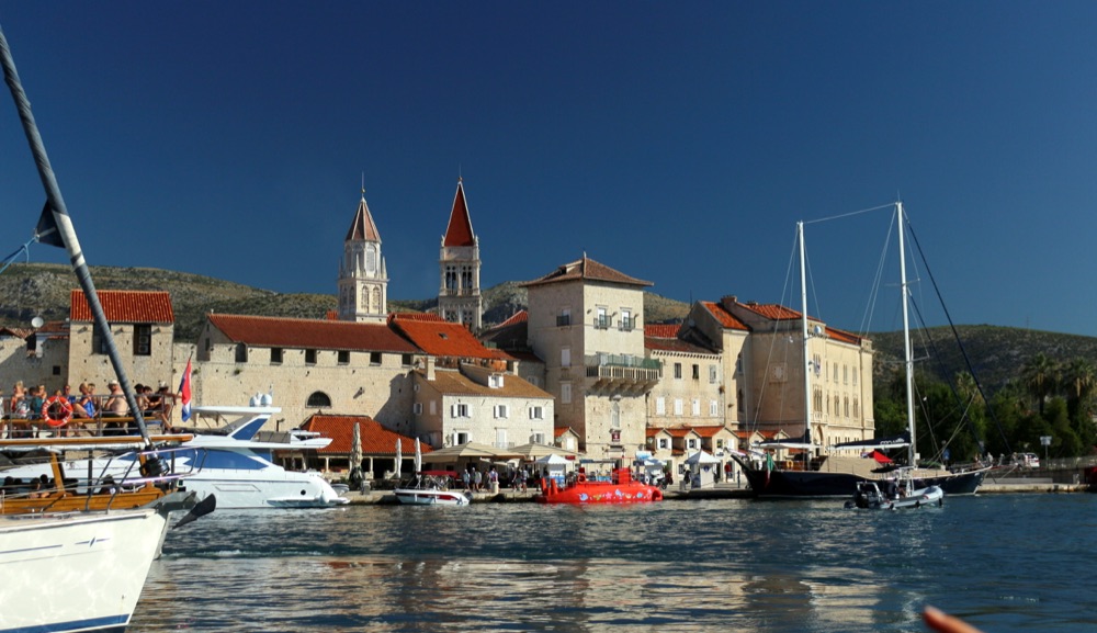 Trogir, About thirty kilometres west of Split