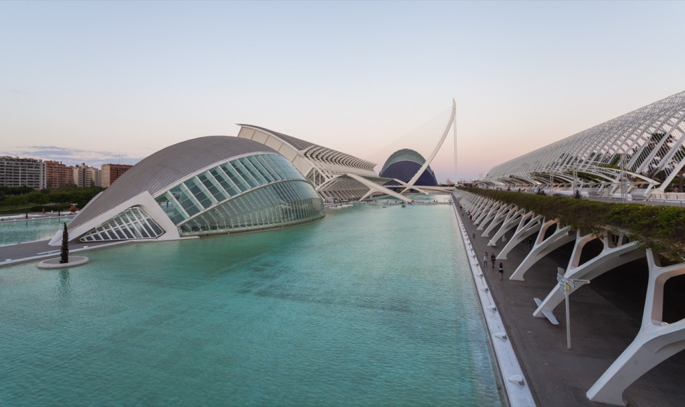 The City of Arts and Sciences, End of the Turia gardens