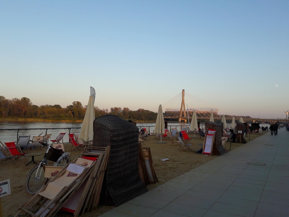 The Vistula boulevards, Along the river, Warsaw