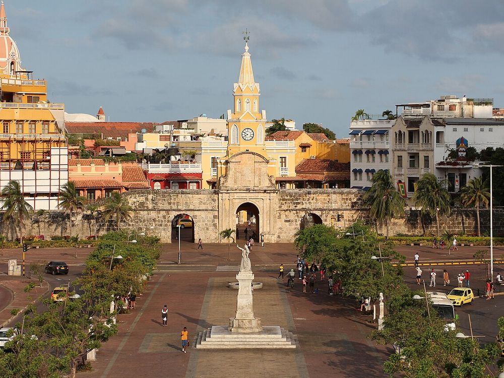 Cartagena old town, About two hours west