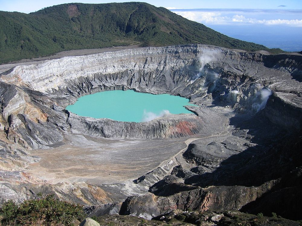 Il vulcano Poás, Alajuela, a un'ora da San José