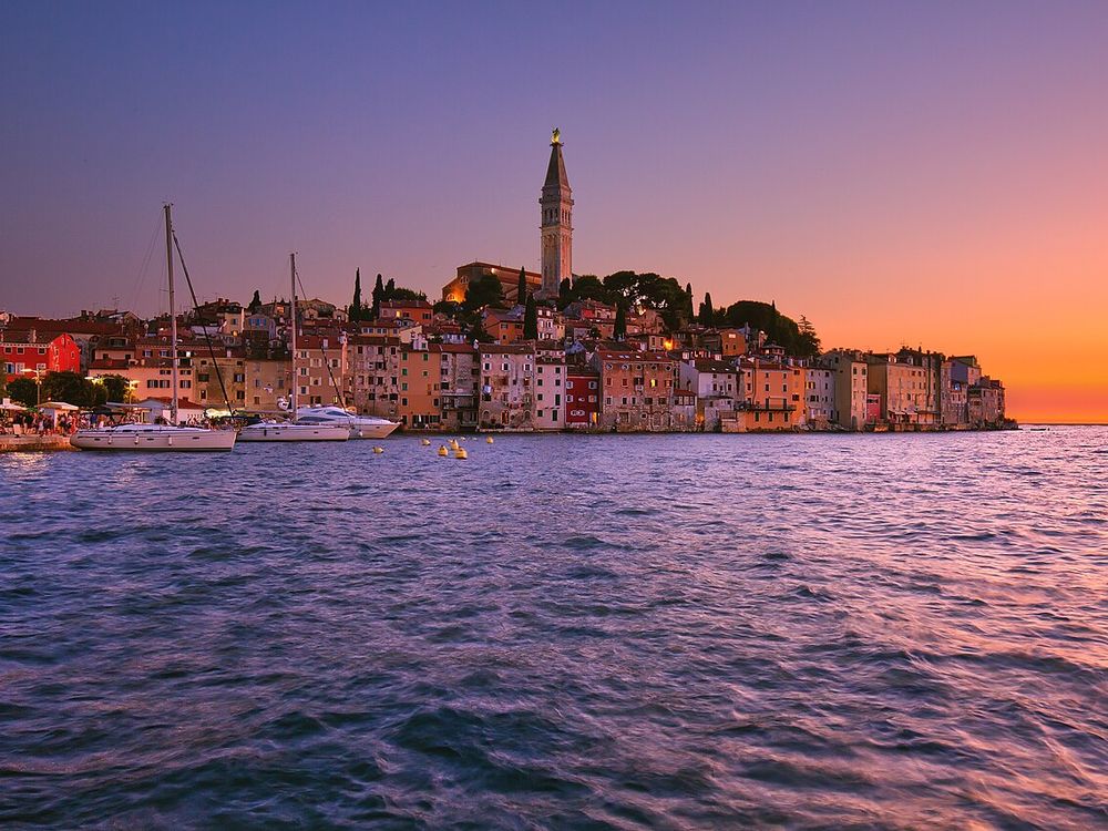 La città vecchia di Rovigno, Istria