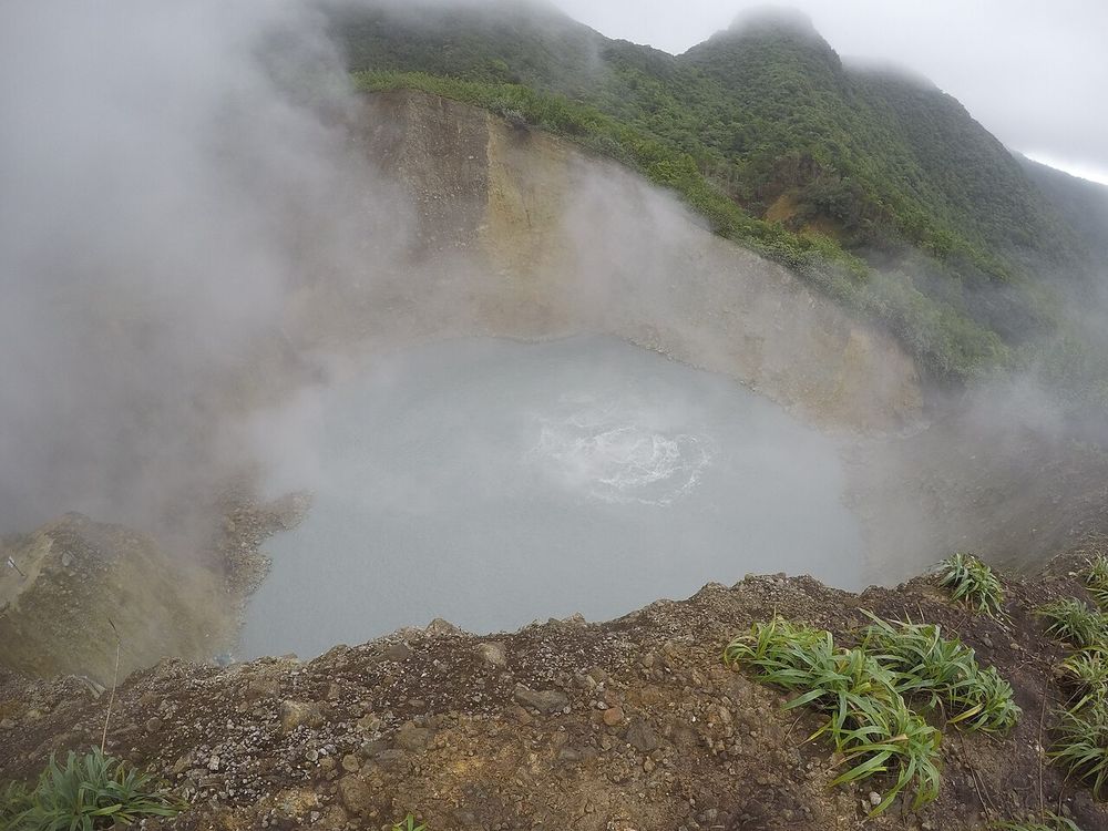 Il Boiling Lake, Parco nazionale di Morne Trois Pitons
