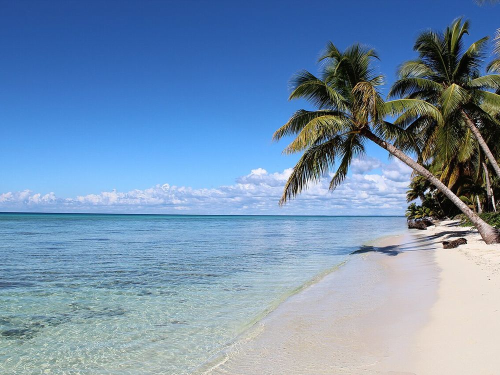 L'île Saona, Parque Nacional del Este, au large de Bayahíbe