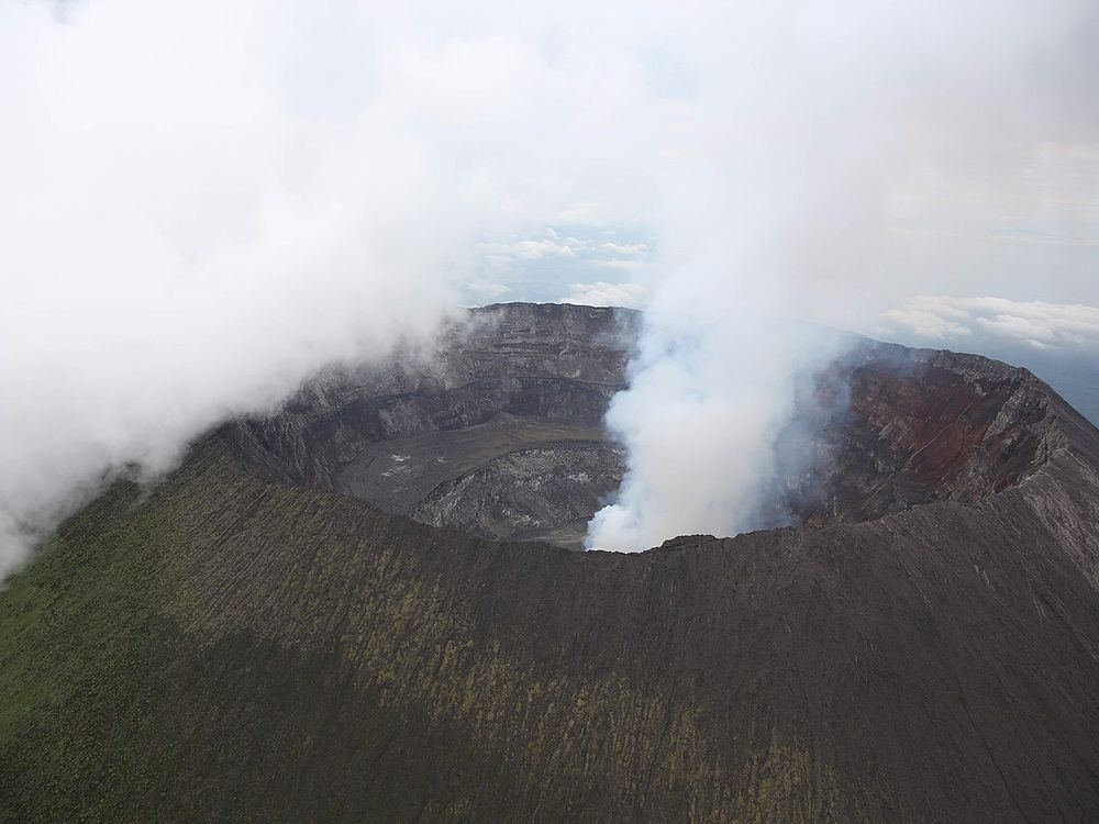 Il Nyiragongo, Parco Nazionale del Virunga, vicino a Goma
