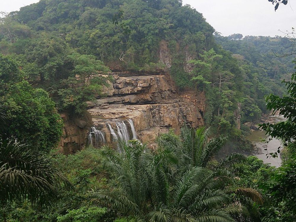 Le cascate di Zongo, Kongo Central, a sud-ovest di Kinshasa