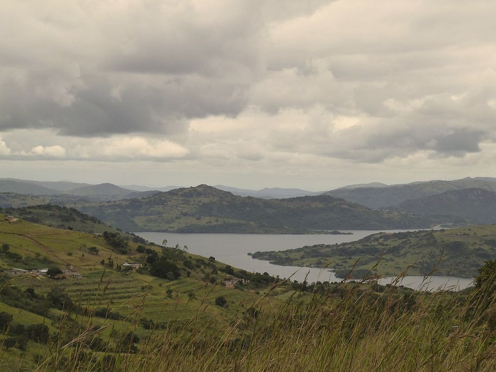La diga di Maguga, Vicino a Piggs Peak, nel nord
