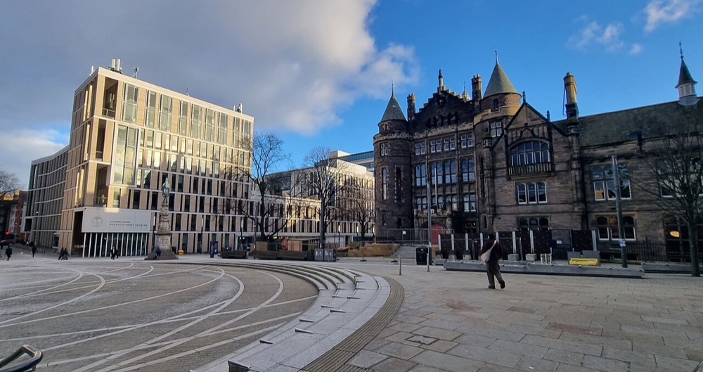 Bristo Square, University quarter