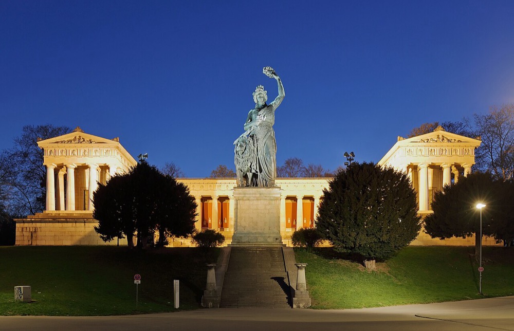 Bavaria statue and Hall of Fame, Theresienwiese, Munich