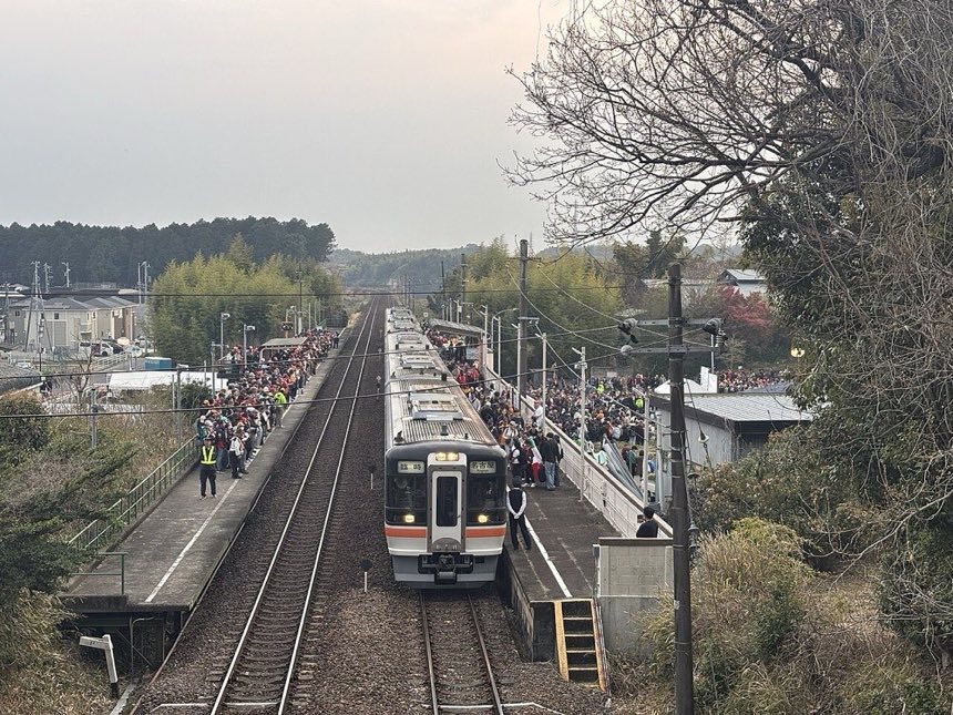 Suzuka Circuit Inō station, JR line, near the circuit