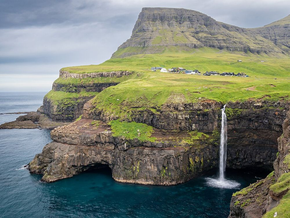 La cascada de Múlafossur, Gásadalur, Vágar