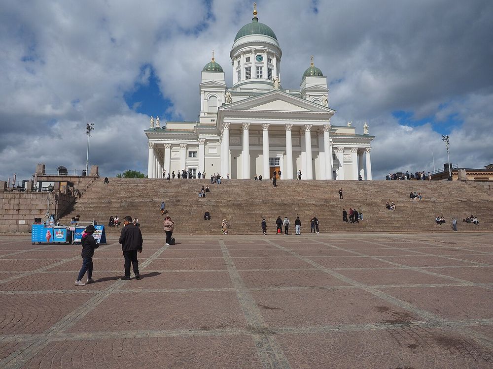 La catedral de Helsinki y la plaza del Senado, Helsinki