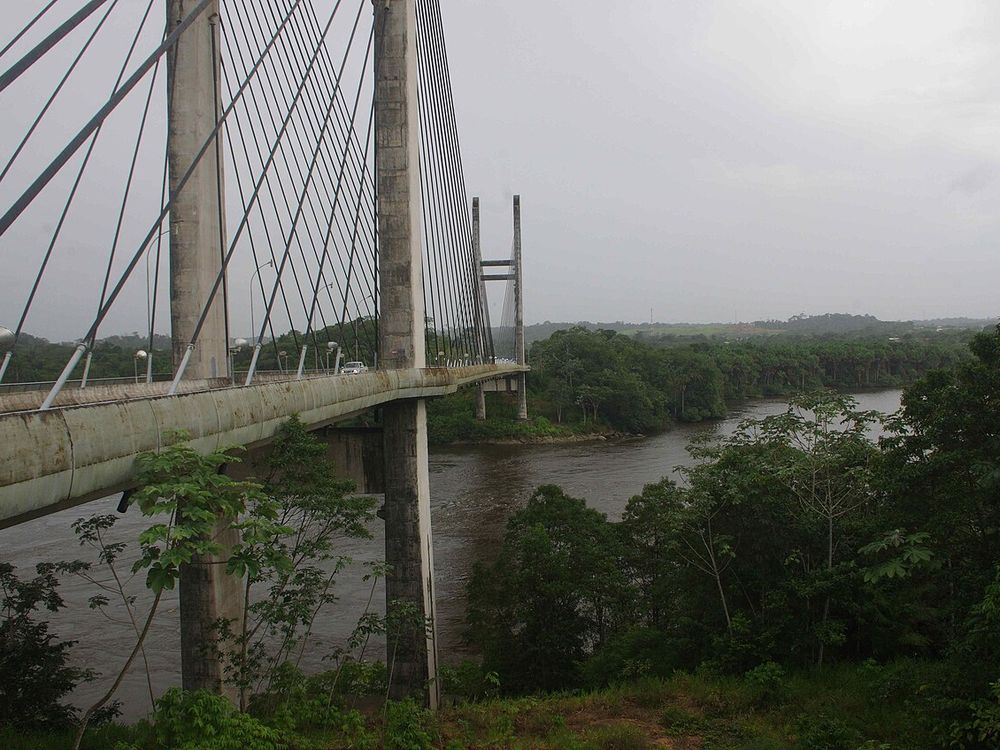 Le pont de l'Oyapock, Saint-Georges-de-l'Oyapock