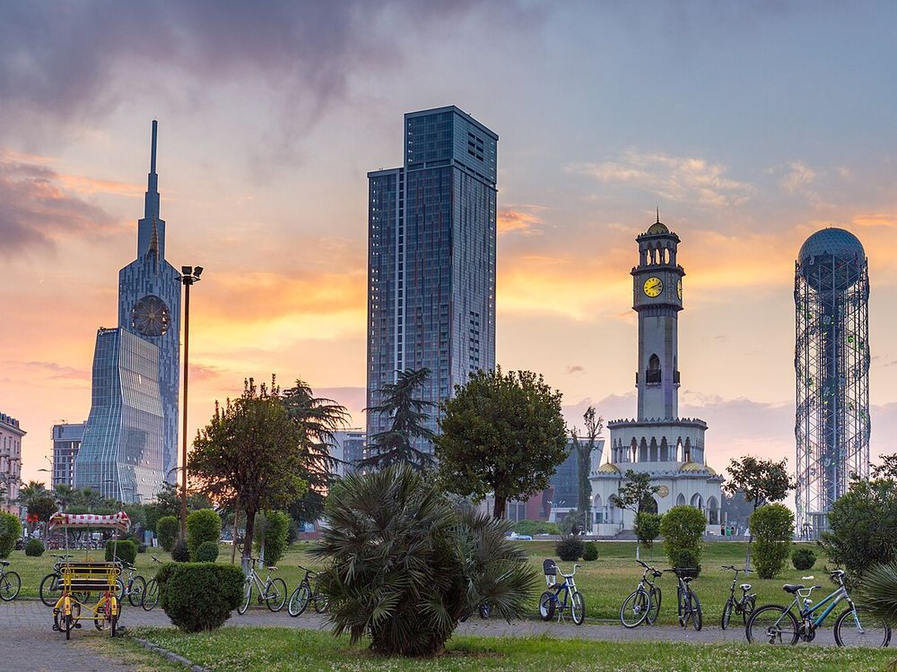 Batumi seafront, Adjara, Black Sea coast