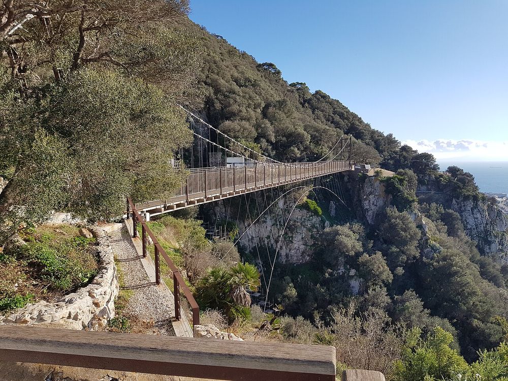 Windsor Suspension Bridge, Upper Rock Nature Reserve