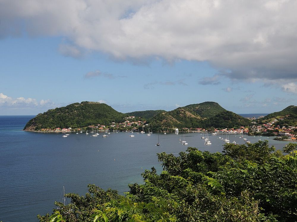 De baai van Les Saintes, Terre-de-Haut, Les Saintes