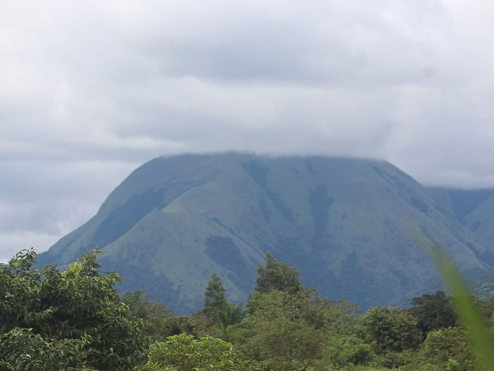 De Nimbaberg, Guinée Forestière, aan de grens met Ivoorkust en Liberia
