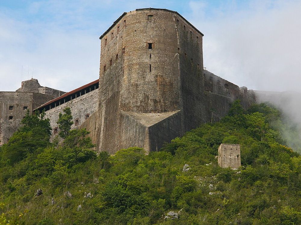 De Citadelle Laferrière, Boven Milot, ten zuiden van Cap-Haïtien