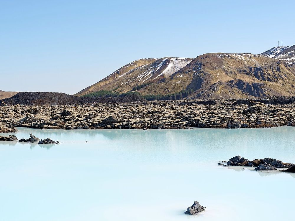 The Blue Lagoon, Reykjanes, between Keflavik and Reykjavik