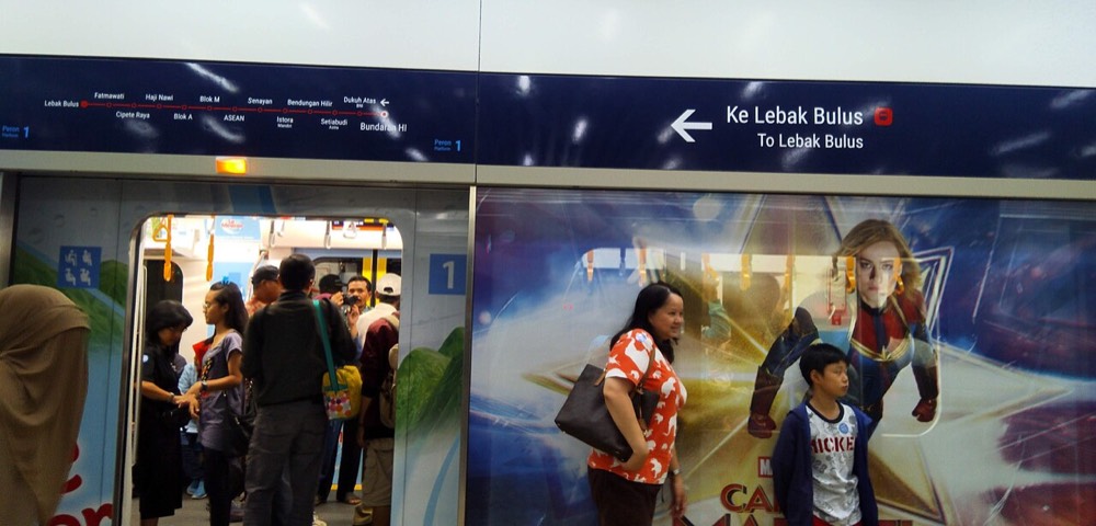 Bundaran HI and the MRT, Thamrin and Sudirman