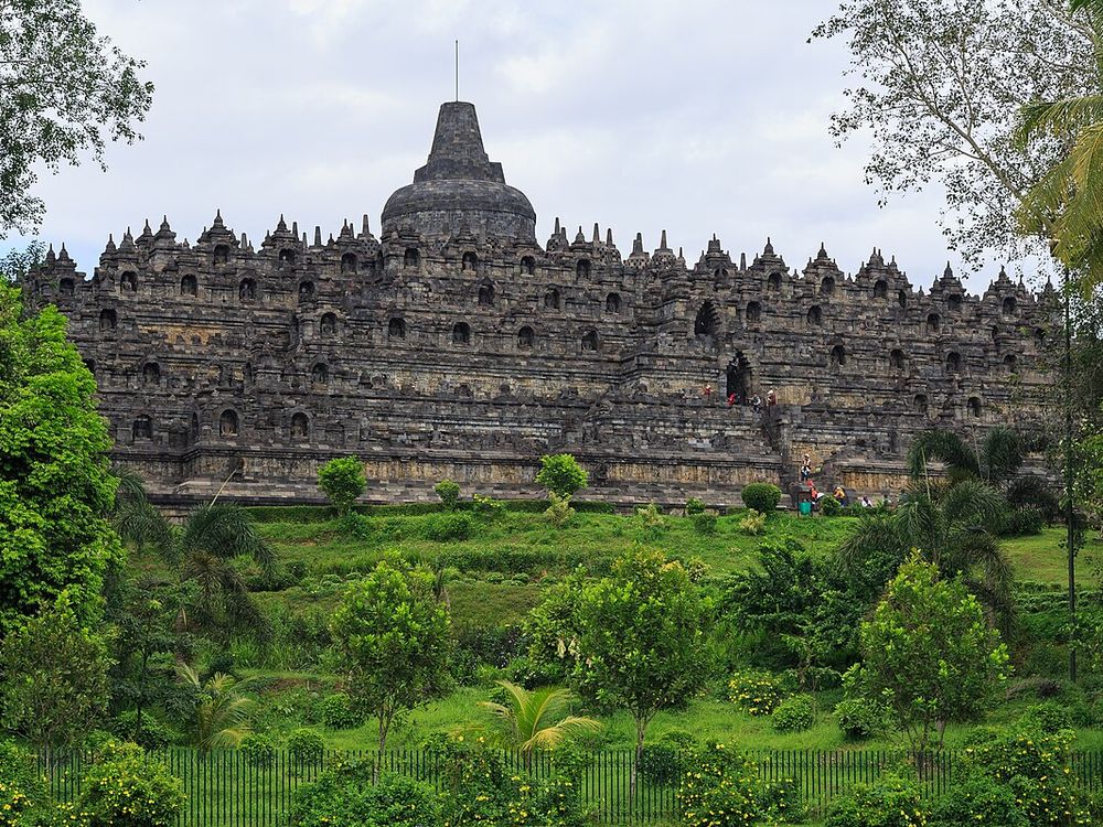 Borobudur, near Yogyakarta, Java