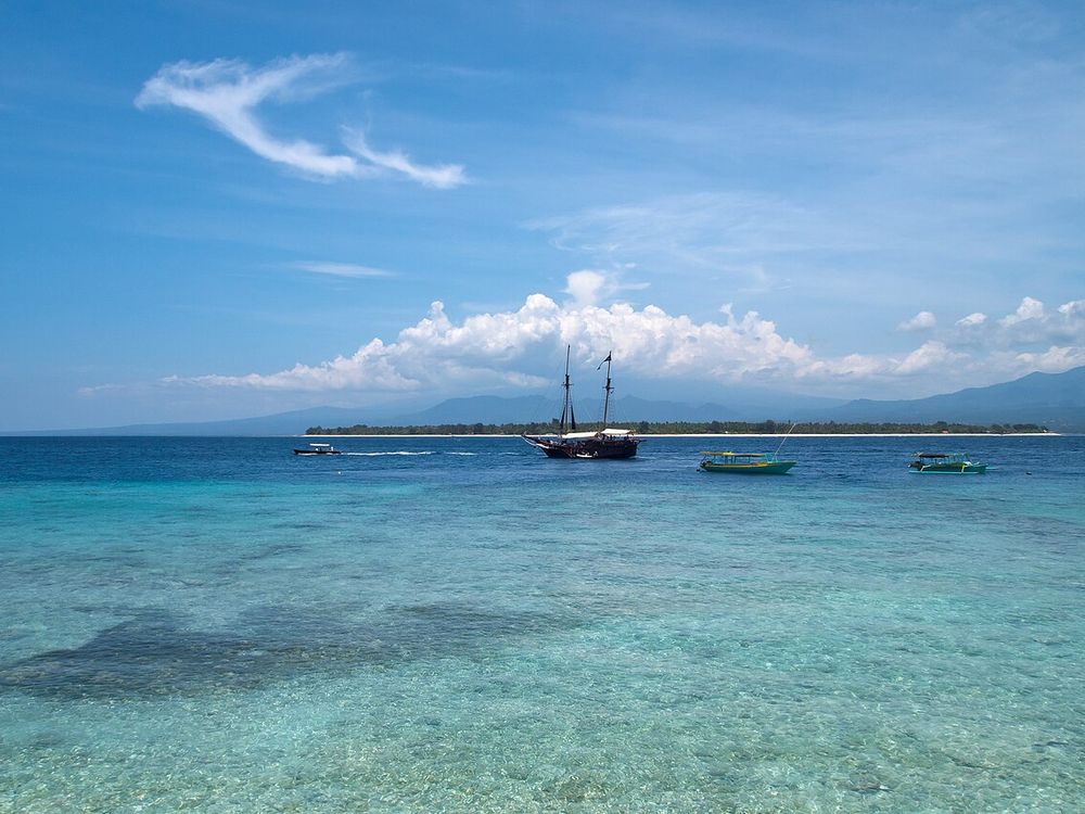 Gili Meno and Gili Air, between Trawangan and Lombok